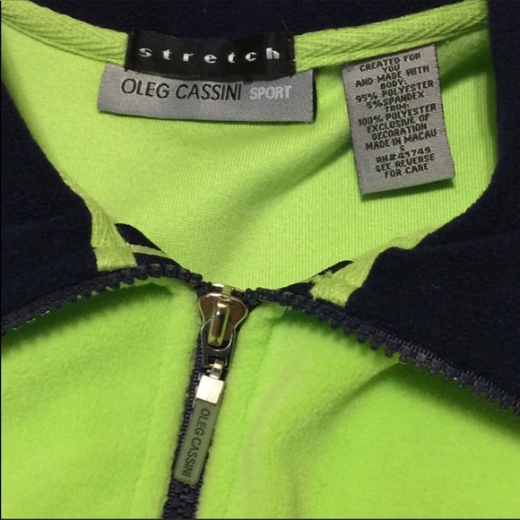 Oleg Cassini Sport Athletic Jacket - Picture 7 of 8